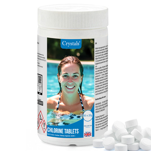 1kg chlorine tablets - tablets, for