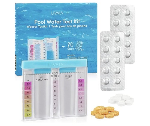 Pool water test - water,