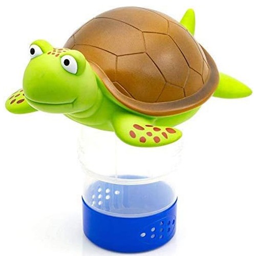 Turtle pool chlorine floater - pool,