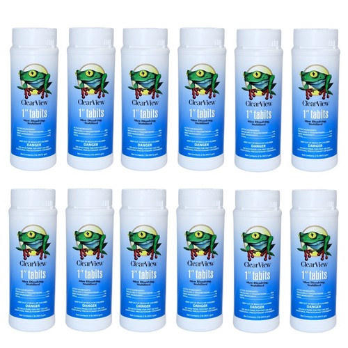 Inch chlorine tablets for - 1",