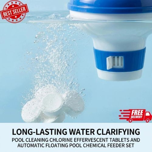 100 chlorine tablets floating - 100,