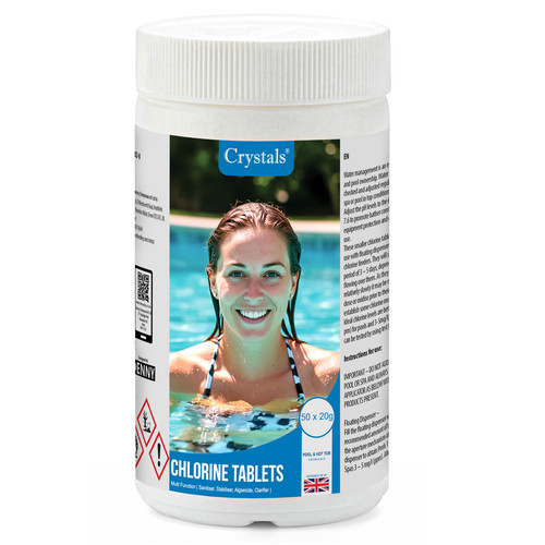 1kg chlorine tablets - 1kg, pool