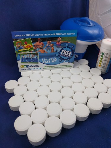 50x20g chlorine tablets pool - chlorine,