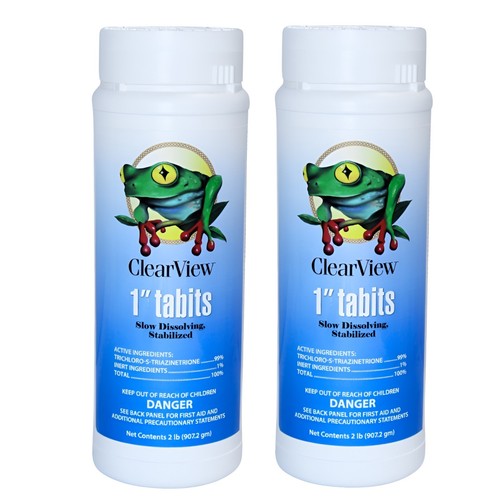 Inch chlorine tablets - 1",
