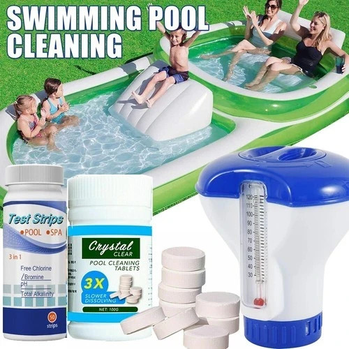 100 chlorine tablets - tablets, +floating