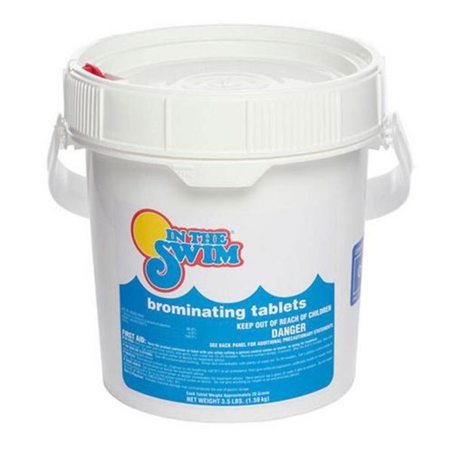 The swim bromine tablets - in,